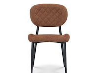 2x stoel anoushka bruin fabrics - afbeelding 3 van  8