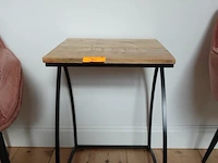 2x stoel + bijzettafel - afbeelding 3 van  4