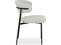 2x stoel bouclé beige - afbeelding 4 van  4