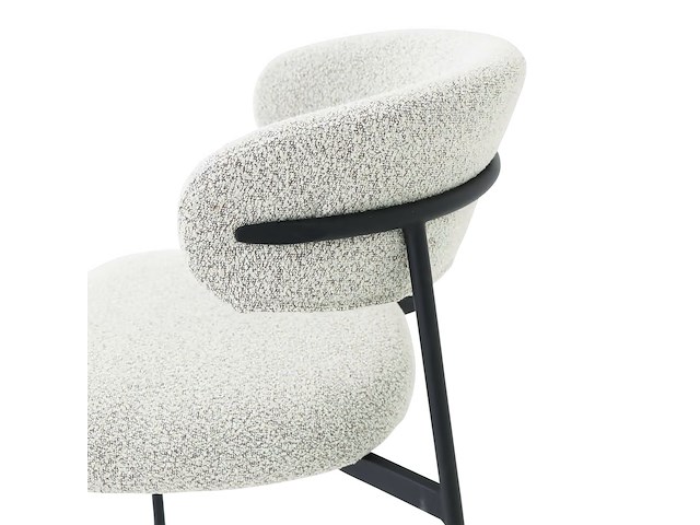 2x stoel bouclé beige - afbeelding 2 van  4