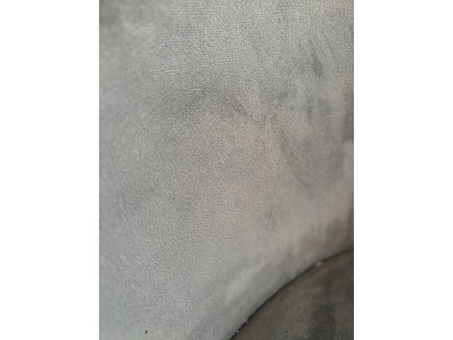 2x stoel fluweel grijs - afbeelding 2 van  2