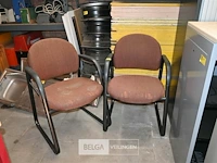 2x stoel met armleuning - afbeelding 1 van  4