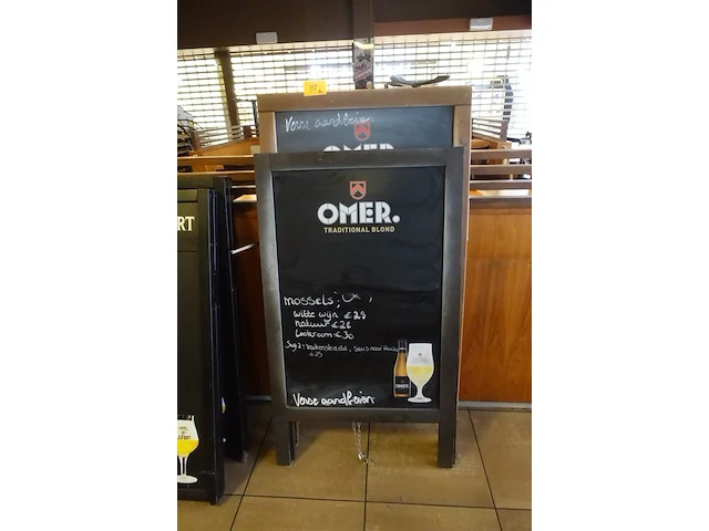 2x stoepbord omer - afbeelding 1 van  2