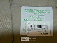 2x stofjas beige maat 62 - afbeelding 2 van  2
