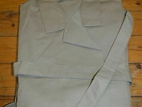 2x stofjas beige maat 62 - afbeelding 1 van  2