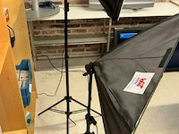 2x studiolamp op statief - afbeelding 2 van  5