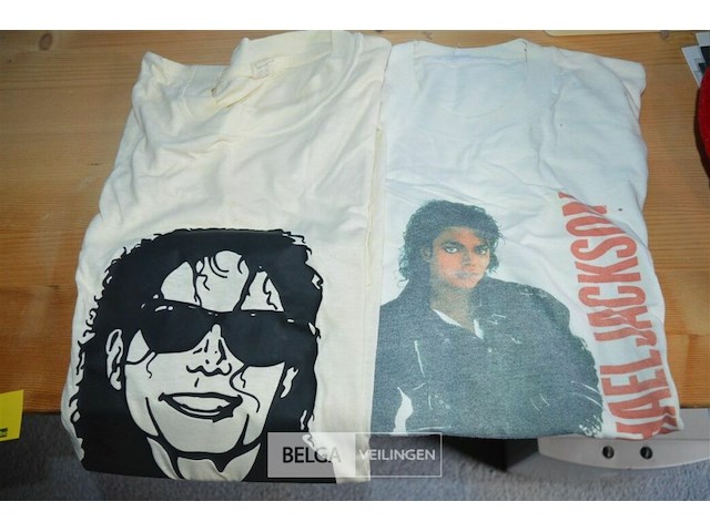 2x t-shirt michael jackson - afbeelding 1 van  2