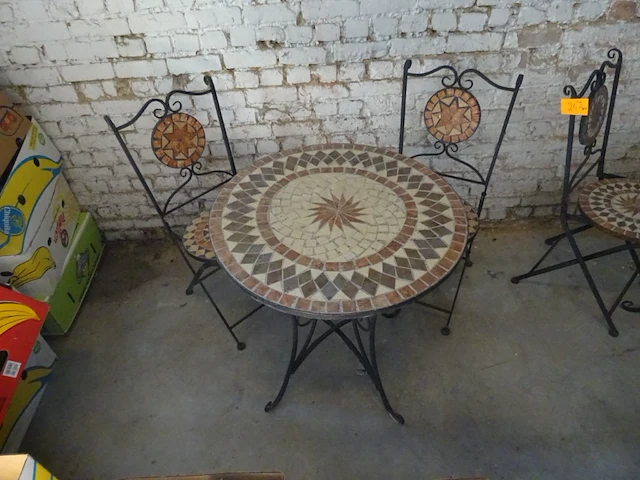 2x tafel / 4x stoel - afbeelding 3 van  5