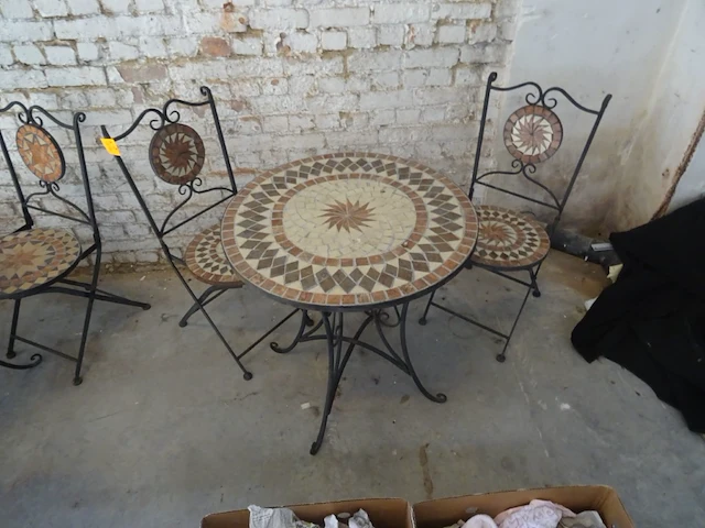 2x tafel / 4x stoel - afbeelding 5 van  5