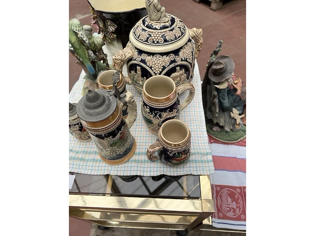 2x tafel en 12 decoratiestukken - afbeelding 6 van  11