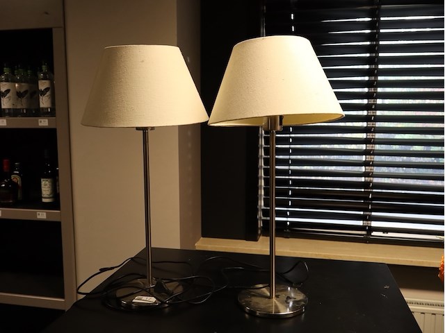 2x tafellamp - afbeelding 1 van  3