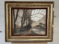 2x tekening in kader en schilderij - afbeelding 1 van  6