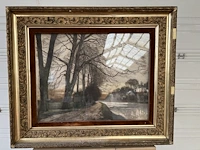 2x tekening in kader en schilderij - afbeelding 2 van  6