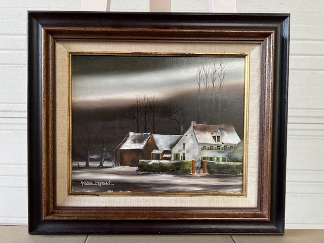 2x tekening in kader en schilderij - afbeelding 5 van  6