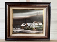 2x tekening in kader en schilderij - afbeelding 5 van  6