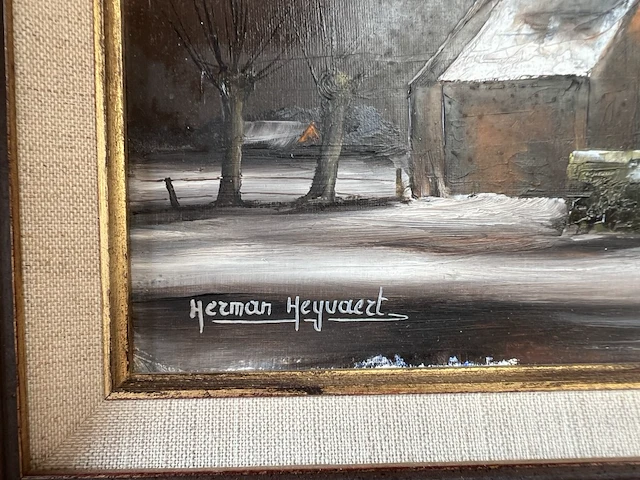 2x tekening in kader en schilderij - afbeelding 6 van  6