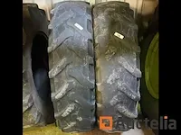 2x traktorband pirelli 280/85r28 op velg 8 gaats - afbeelding 3 van  4