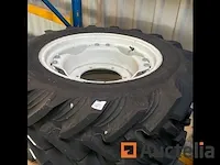 2x traktorband taurus 11.2-24 + velg 6 gaats - afbeelding 3 van  6