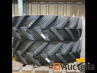 2x traktorband taurus 11.2-24 + velg 6 gaats - afbeelding 1 van  4