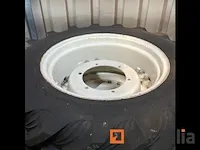 2x traktorband taurus 11.2-24 + velg 6 gaats - afbeelding 4 van  4