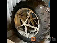 2x traktorband vredestein 12x38 op velg dubbelwiel - afbeelding 5 van  5