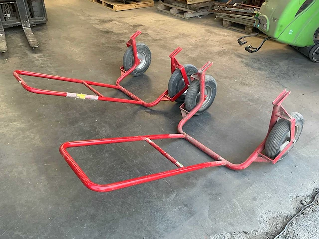 2x transportkar mortelkuip - afbeelding 1 van  2