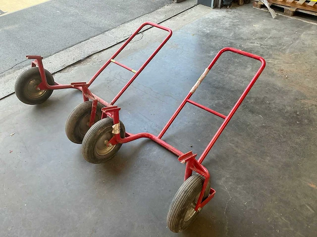 2x transportkar mortelkuip - afbeelding 2 van  2