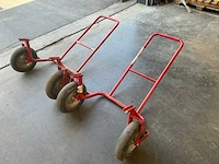 2x transportkar mortelkuip - afbeelding 2 van  2