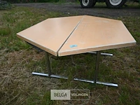 2x trapeziumvormige tafel - afbeelding 2 van  5