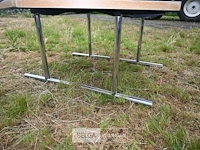 2x trapeziumvormige tafel - afbeelding 3 van  5