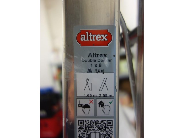 2x trapladder altrex + inklapbaar steekwagentje - afbeelding 3 van  5