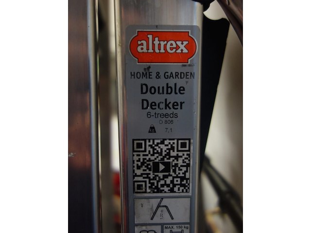 2x trapladder altrex + inklapbaar steekwagentje - afbeelding 5 van  5