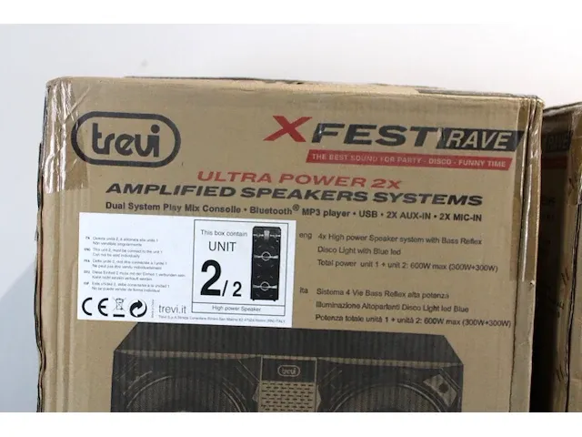 2x trevi speaker - afbeelding 3 van  5