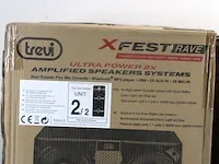 2x trevi speaker - afbeelding 3 van  5