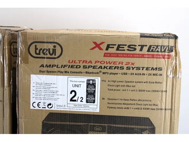 2x trevi speaker - afbeelding 4 van  5