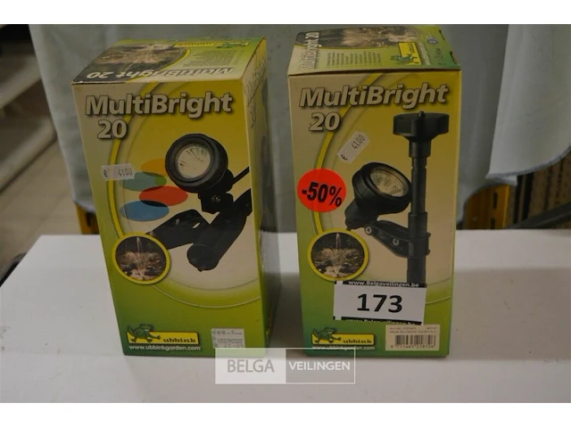 2x ubbink multibright waterlamp - afbeelding 1 van  1
