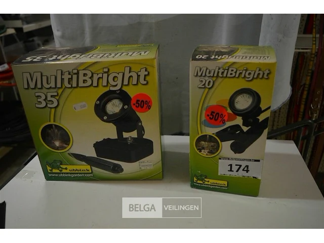 2x ubbink multibright waterlamp - afbeelding 1 van  4