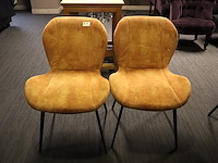 2x velour zetel - afbeelding 1 van  3