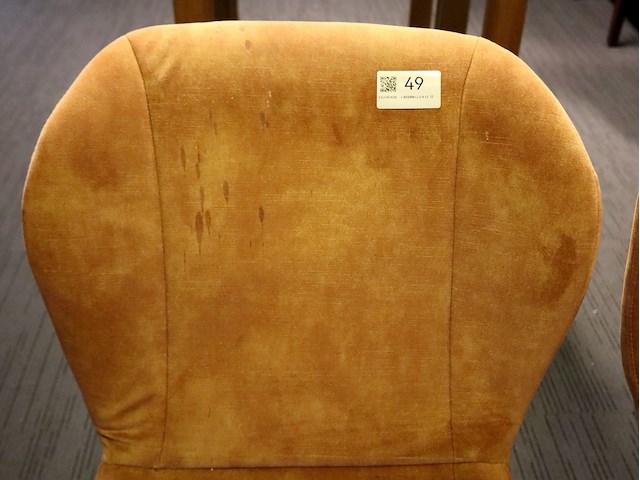 2x velour zetel - afbeelding 2 van  3