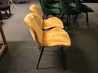 2x velour zetel - afbeelding 3 van  3