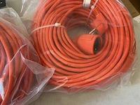 2x verlengkabel 50m 1mm² 10a 250v - afbeelding 3 van  3