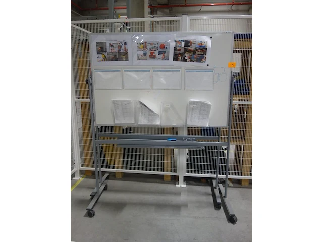 2x verrijdbaar notitiebord - afbeelding 1 van  2