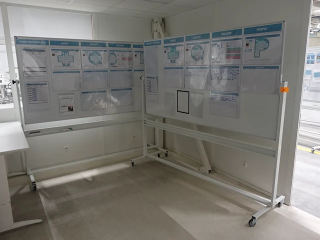 2x verrijdbaar notitiebord - afbeelding 1 van  3