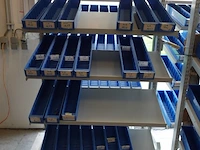 2x verrijdbare metalen sorteerkarren - afbeelding 1 van  2