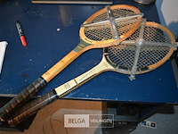 2x vintage tennisraket - afbeelding 1 van  3
