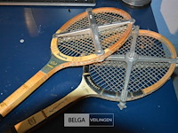 2x vintage tennisraket - afbeelding 2 van  3