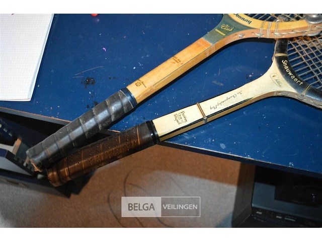 2x vintage tennisraket - afbeelding 3 van  3