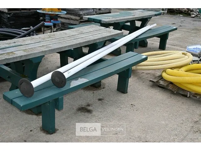 2x vlaggenmast 404cm dm 6cm - afbeelding 1 van  2