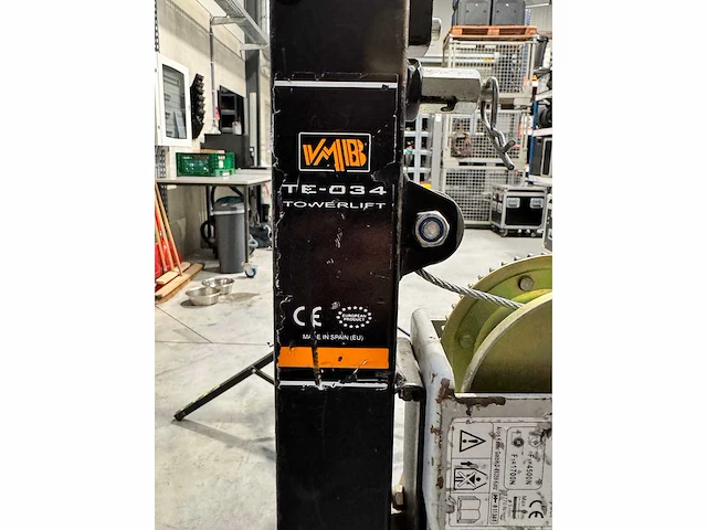 2x vmb te-034, heftoren - 125kg - 3.80m - afbeelding 2 van  4