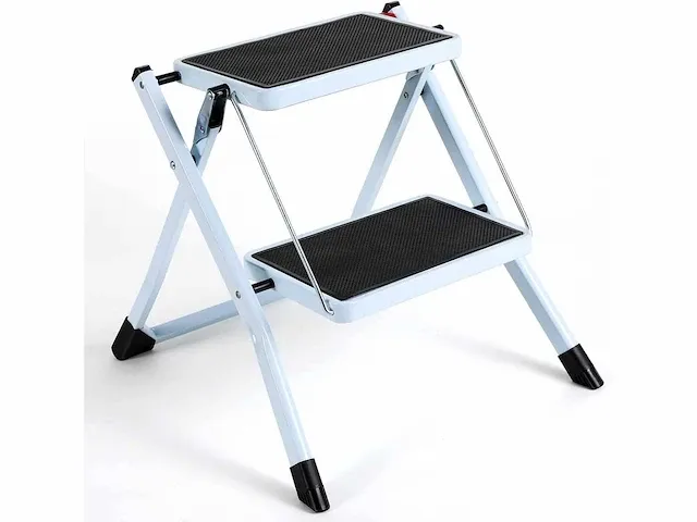2x vouwladder met 2 treden tot 150 kg - afbeelding 2 van  6